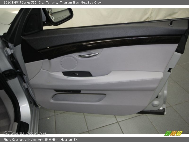 Titanium Silver Metallic / Gray 2010 BMW 5 Series 535i Gran Turismo