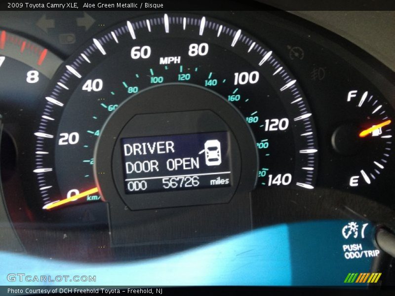 Aloe Green Metallic / Bisque 2009 Toyota Camry XLE