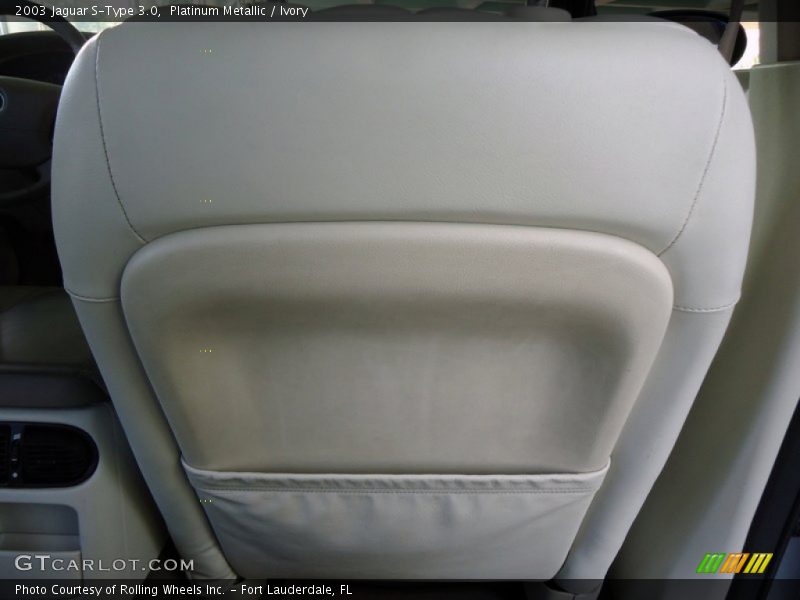 Platinum Metallic / Ivory 2003 Jaguar S-Type 3.0