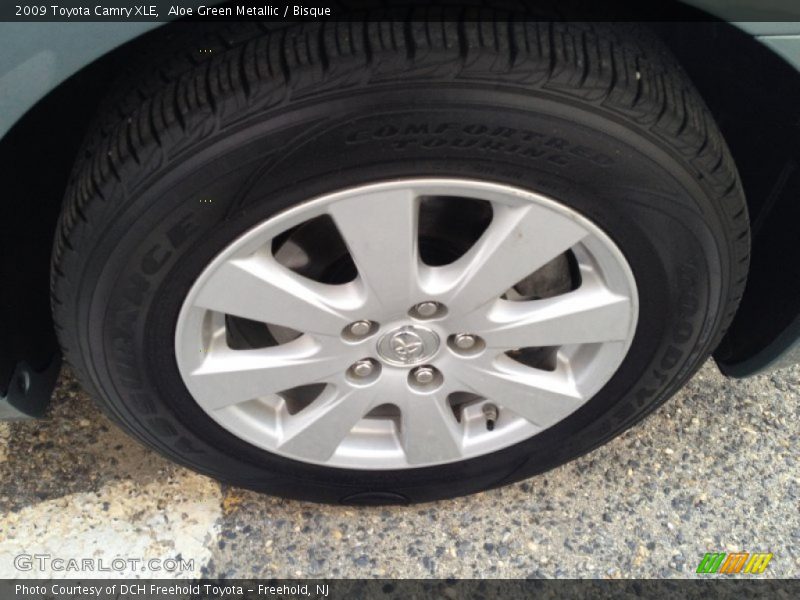 Aloe Green Metallic / Bisque 2009 Toyota Camry XLE