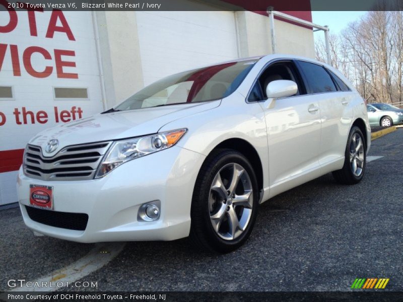 Blizzard White Pearl / Ivory 2010 Toyota Venza V6