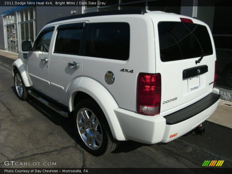Bright White / Dark Slate Gray 2011 Dodge Nitro Heat 4x4