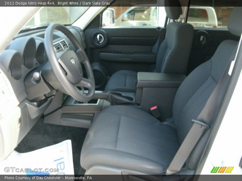 Bright White / Dark Slate Gray 2011 Dodge Nitro Heat 4x4
