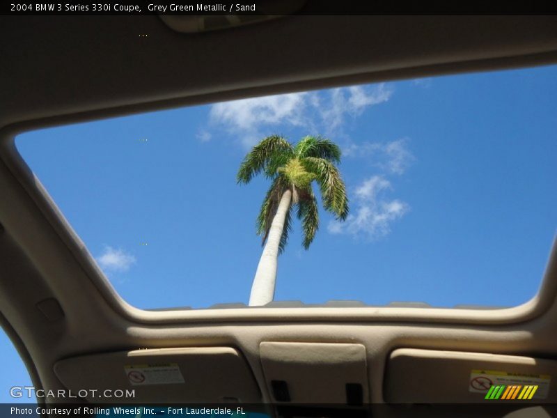 Grey Green Metallic / Sand 2004 BMW 3 Series 330i Coupe