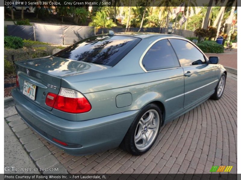 Grey Green Metallic / Sand 2004 BMW 3 Series 330i Coupe