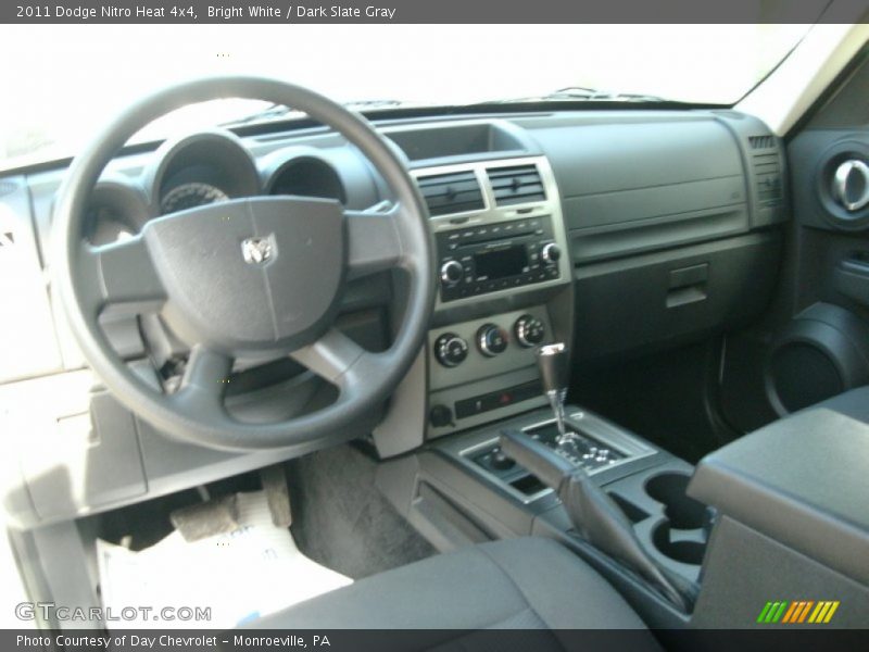 Bright White / Dark Slate Gray 2011 Dodge Nitro Heat 4x4