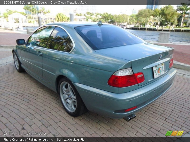 Grey Green Metallic / Sand 2004 BMW 3 Series 330i Coupe