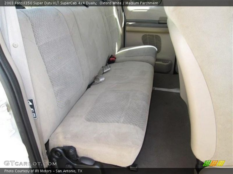Oxford White / Medium Parchment 2003 Ford F350 Super Duty XLT SuperCab 4x4 Dually
