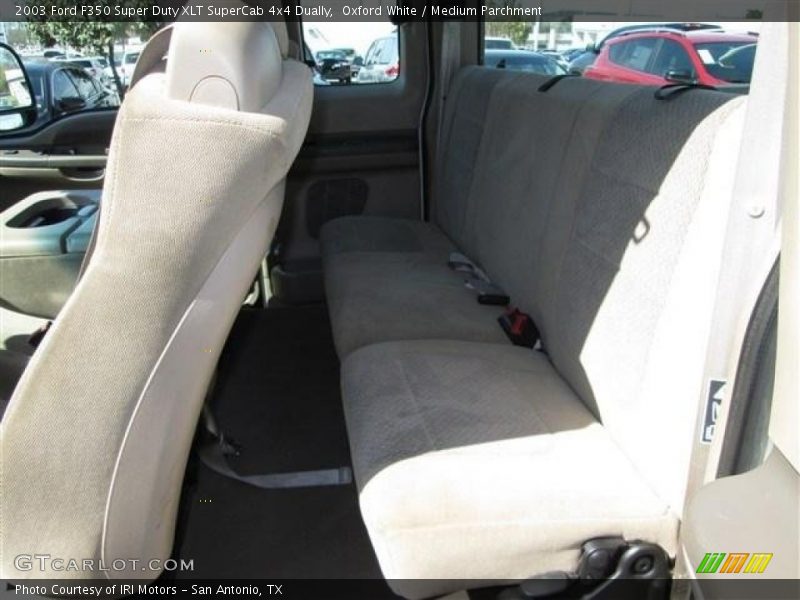 Oxford White / Medium Parchment 2003 Ford F350 Super Duty XLT SuperCab 4x4 Dually