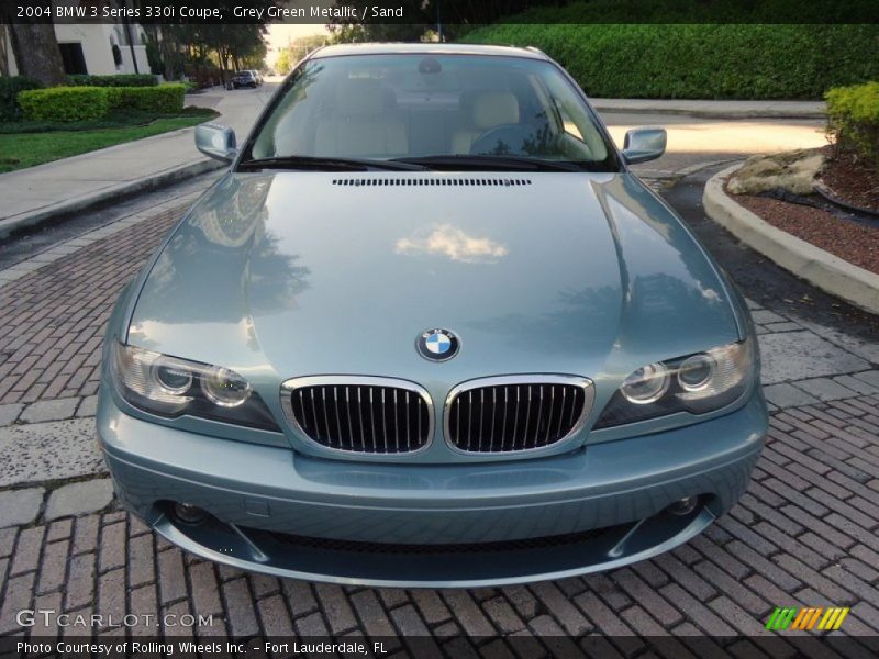 Grey Green Metallic / Sand 2004 BMW 3 Series 330i Coupe