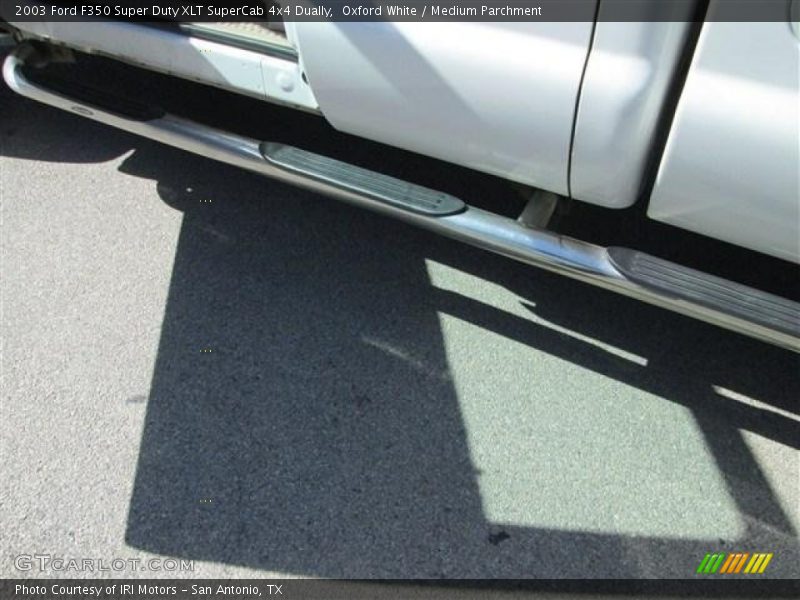 Oxford White / Medium Parchment 2003 Ford F350 Super Duty XLT SuperCab 4x4 Dually