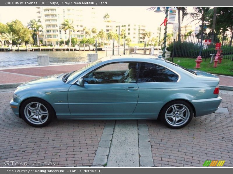  2004 3 Series 330i Coupe Grey Green Metallic