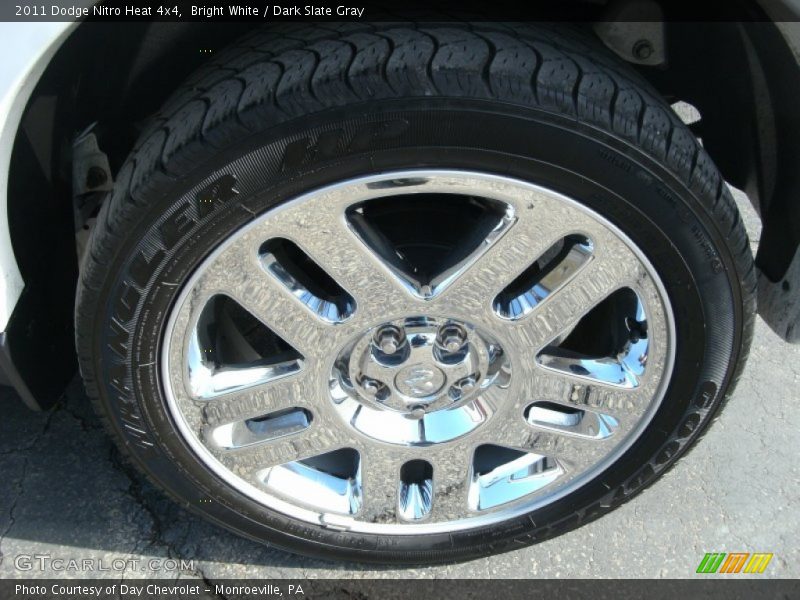 Bright White / Dark Slate Gray 2011 Dodge Nitro Heat 4x4