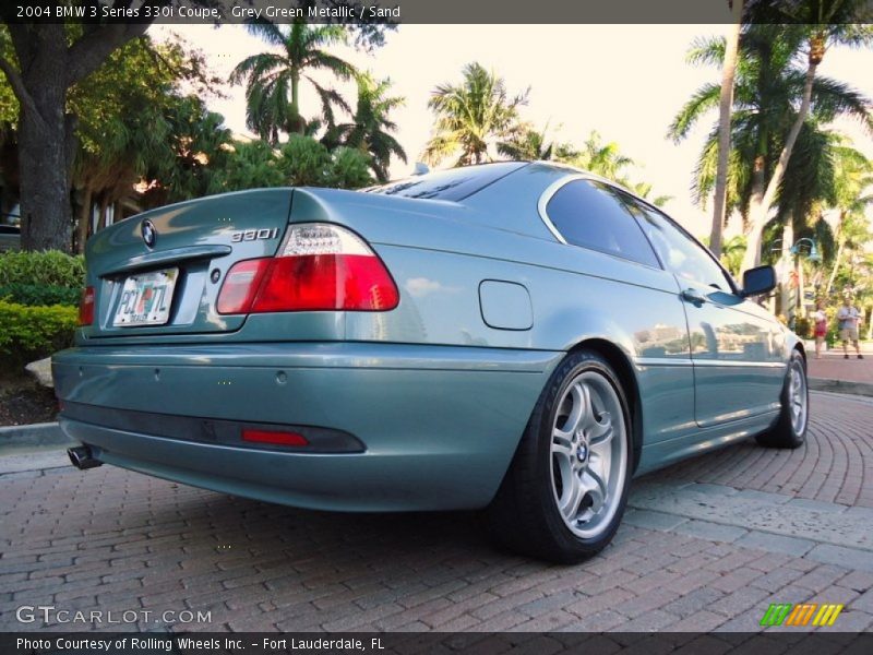 Grey Green Metallic / Sand 2004 BMW 3 Series 330i Coupe