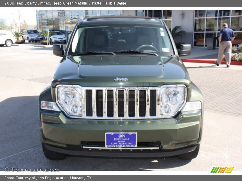 Jeep Green Metallic / Pastel Pebble Beige 2008 Jeep Liberty Limited