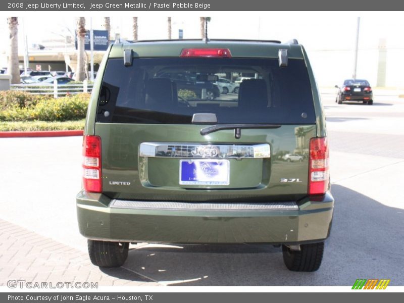 Jeep Green Metallic / Pastel Pebble Beige 2008 Jeep Liberty Limited