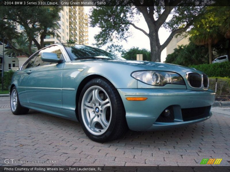 Grey Green Metallic / Sand 2004 BMW 3 Series 330i Coupe
