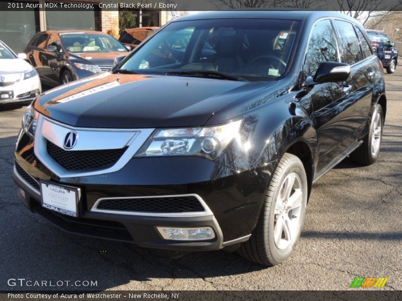 Crystal Black Pearl / Ebony 2011 Acura MDX Technology