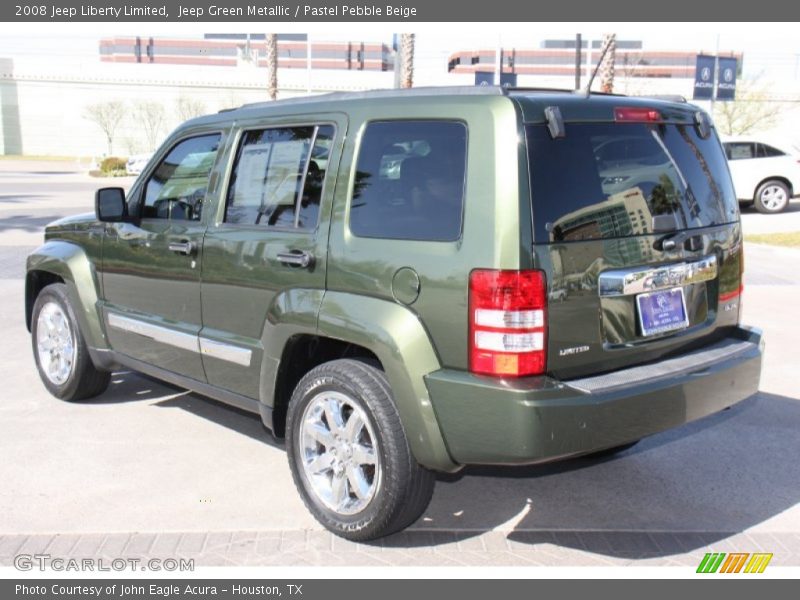 Jeep Green Metallic / Pastel Pebble Beige 2008 Jeep Liberty Limited