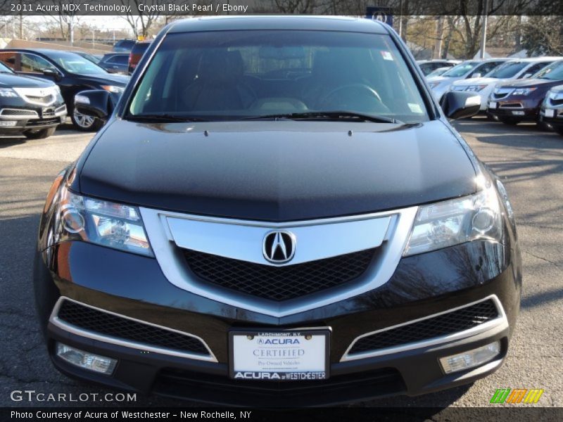 Crystal Black Pearl / Ebony 2011 Acura MDX Technology