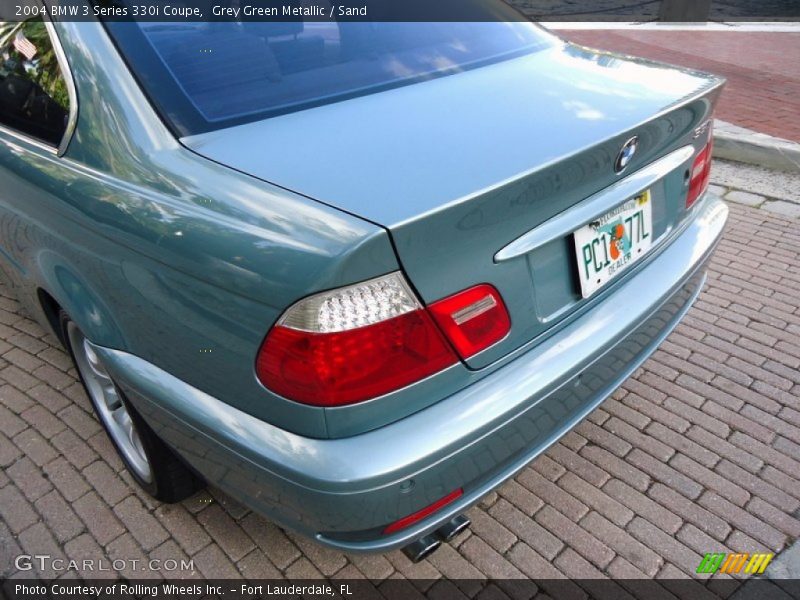 Grey Green Metallic / Sand 2004 BMW 3 Series 330i Coupe