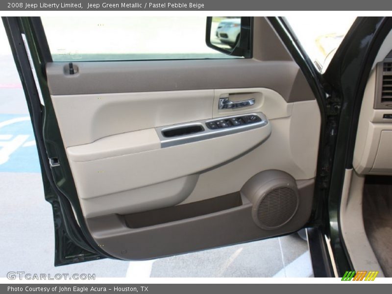 Jeep Green Metallic / Pastel Pebble Beige 2008 Jeep Liberty Limited