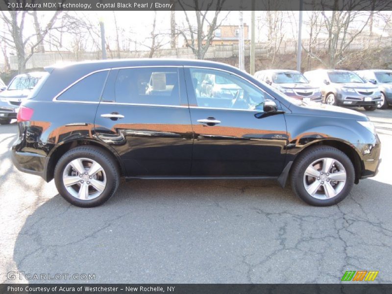 Crystal Black Pearl / Ebony 2011 Acura MDX Technology