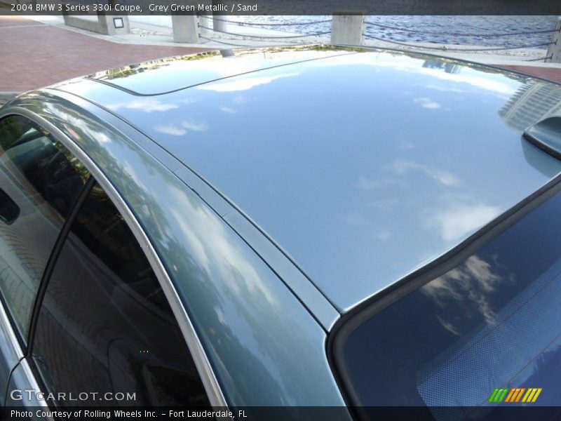 Grey Green Metallic / Sand 2004 BMW 3 Series 330i Coupe