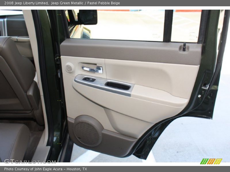Jeep Green Metallic / Pastel Pebble Beige 2008 Jeep Liberty Limited