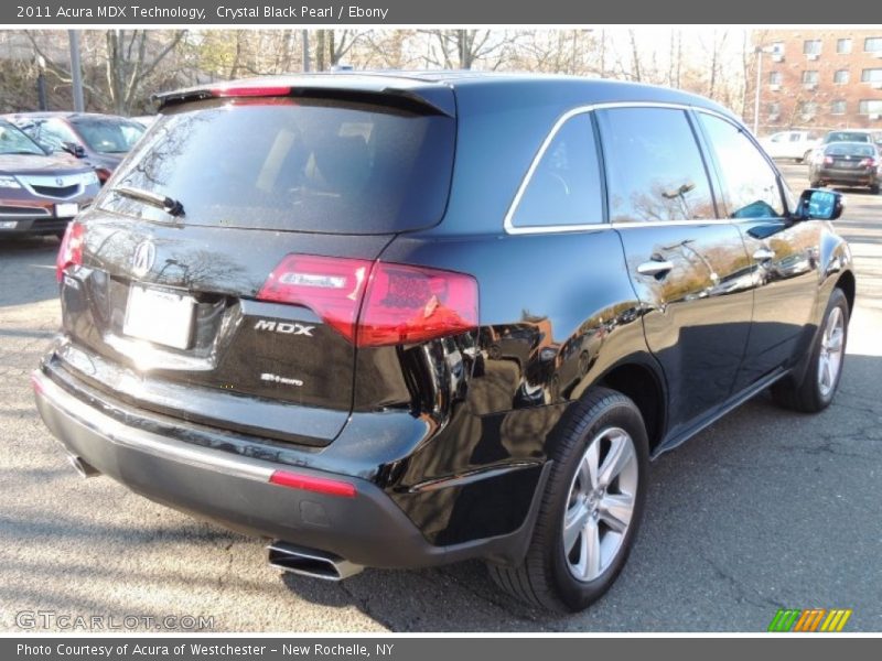 Crystal Black Pearl / Ebony 2011 Acura MDX Technology