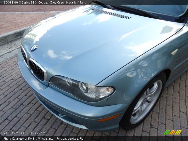 Grey Green Metallic / Sand 2004 BMW 3 Series 330i Coupe