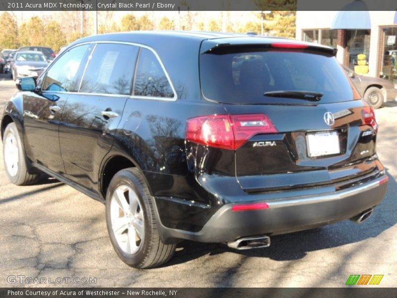 Crystal Black Pearl / Ebony 2011 Acura MDX Technology