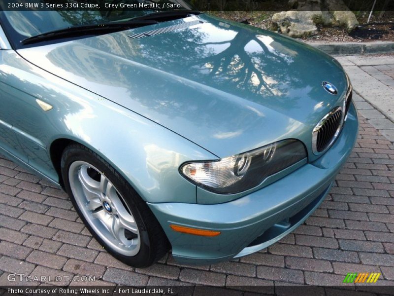 Grey Green Metallic / Sand 2004 BMW 3 Series 330i Coupe