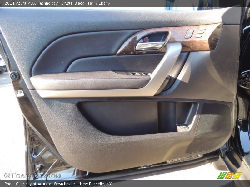 Crystal Black Pearl / Ebony 2011 Acura MDX Technology