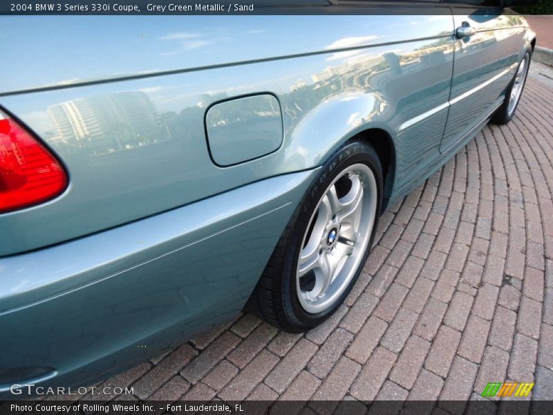 Grey Green Metallic / Sand 2004 BMW 3 Series 330i Coupe