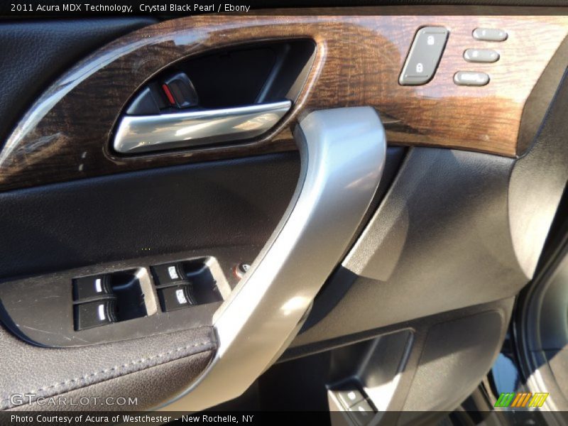 Crystal Black Pearl / Ebony 2011 Acura MDX Technology
