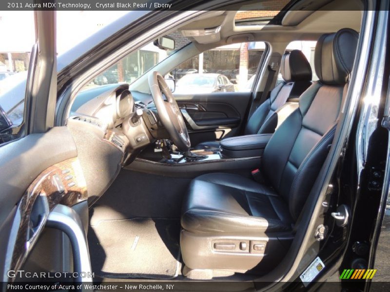 Crystal Black Pearl / Ebony 2011 Acura MDX Technology
