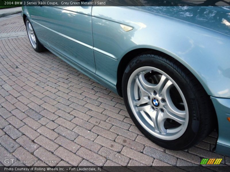 Grey Green Metallic / Sand 2004 BMW 3 Series 330i Coupe