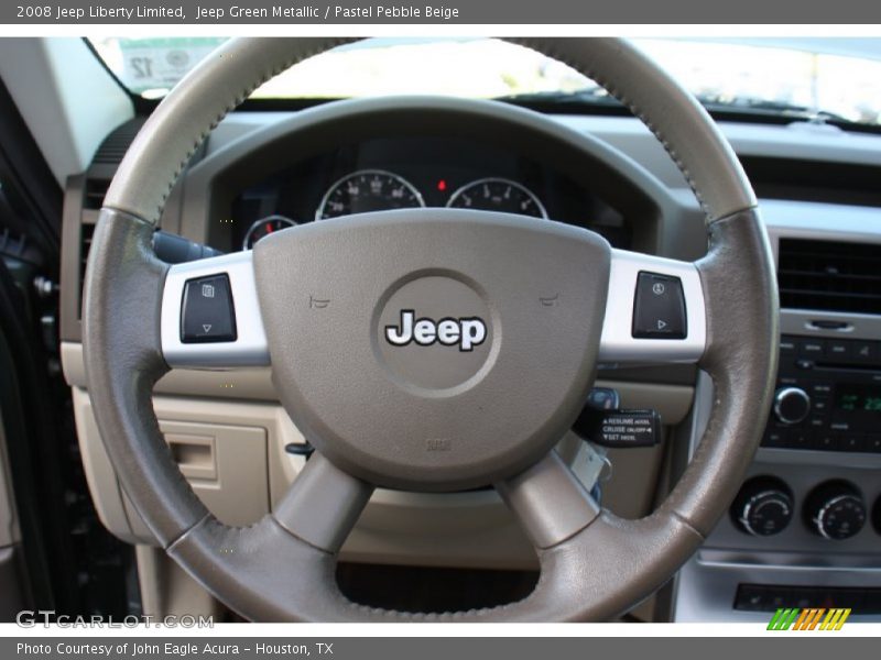 Jeep Green Metallic / Pastel Pebble Beige 2008 Jeep Liberty Limited