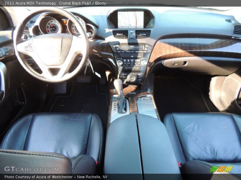 Crystal Black Pearl / Ebony 2011 Acura MDX Technology