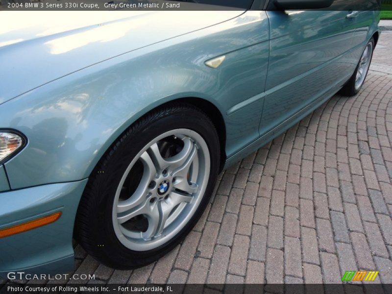 Grey Green Metallic / Sand 2004 BMW 3 Series 330i Coupe