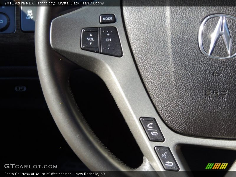 Crystal Black Pearl / Ebony 2011 Acura MDX Technology