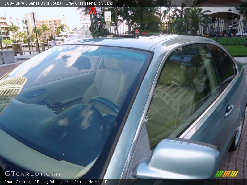 Grey Green Metallic / Sand 2004 BMW 3 Series 330i Coupe