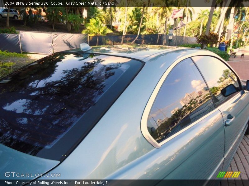 Grey Green Metallic / Sand 2004 BMW 3 Series 330i Coupe