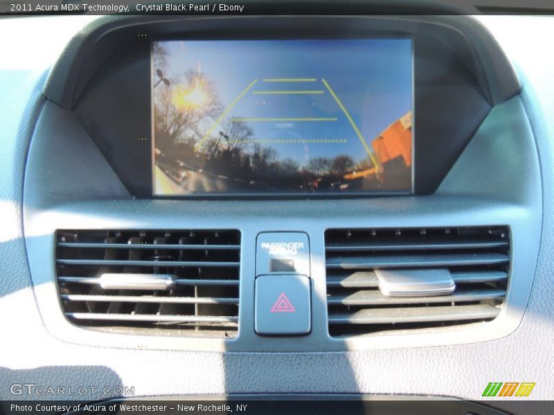 Crystal Black Pearl / Ebony 2011 Acura MDX Technology
