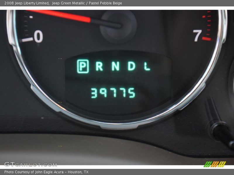 Jeep Green Metallic / Pastel Pebble Beige 2008 Jeep Liberty Limited