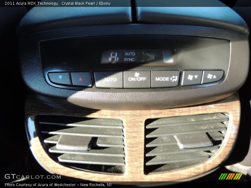 Crystal Black Pearl / Ebony 2011 Acura MDX Technology