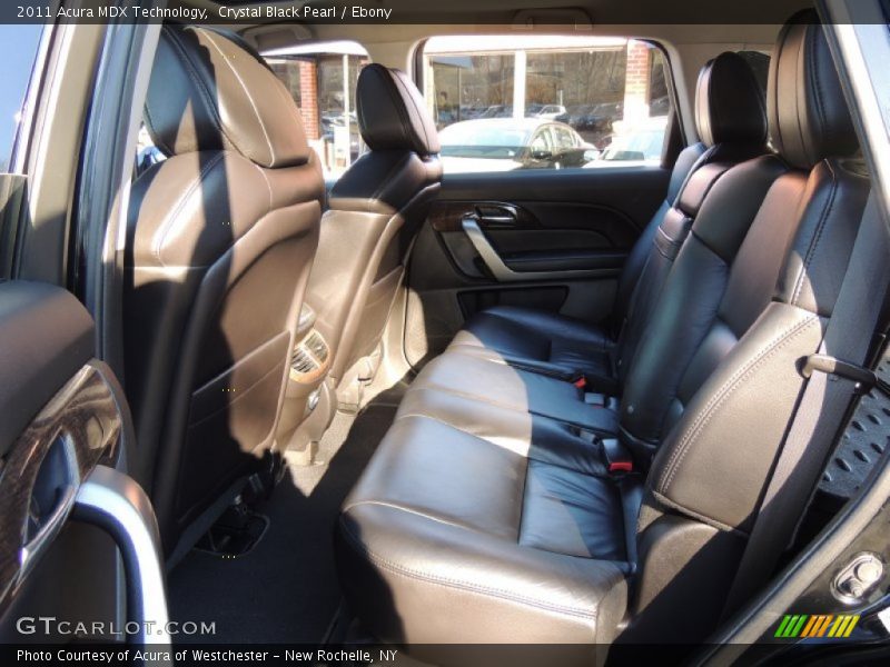 Crystal Black Pearl / Ebony 2011 Acura MDX Technology