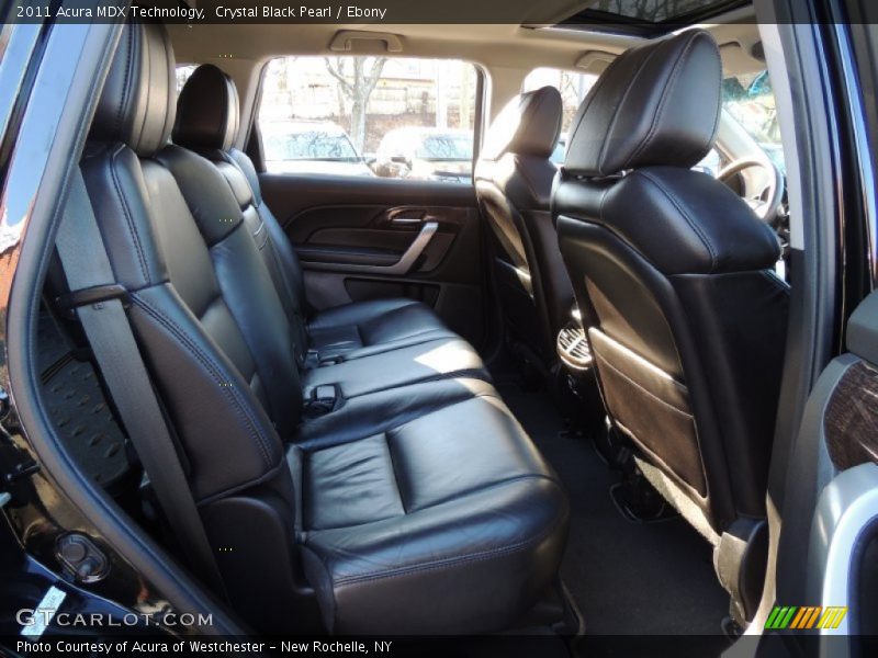 Crystal Black Pearl / Ebony 2011 Acura MDX Technology