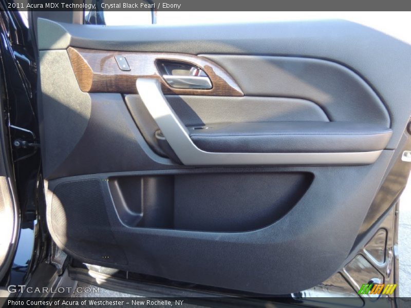 Crystal Black Pearl / Ebony 2011 Acura MDX Technology